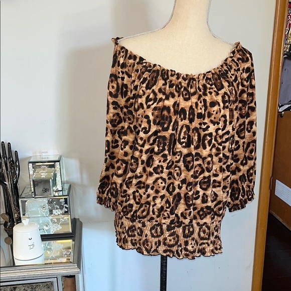 INC International Concepts Tops - INC International Concepts Brown Blouse